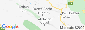 Darreh Shahr map